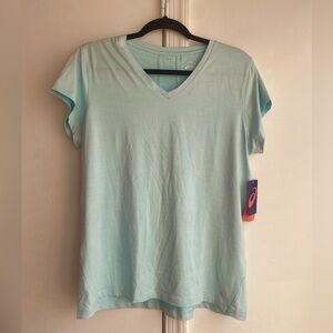 ASICS women’s XL a space dye athletic tee NWT